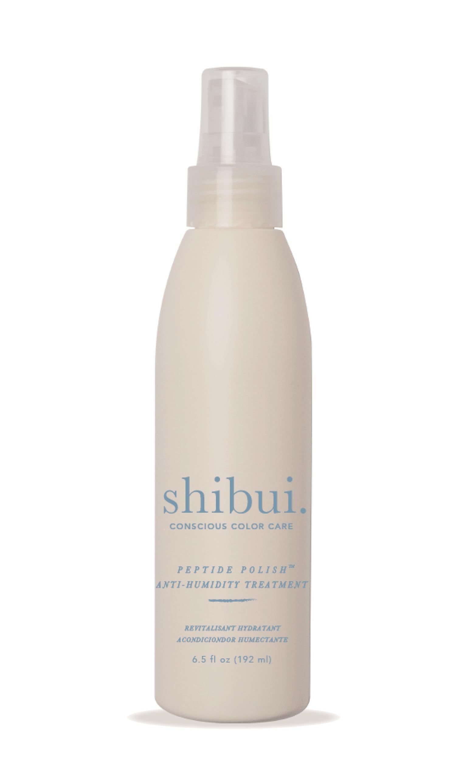 SHIBUI Peptide Polish: la botella muestra brillo duradero y protección de color.