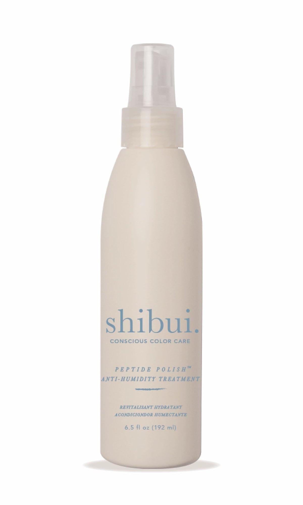 SHIBUI Peptide Polish: la botella muestra brillo duradero y protección de color.