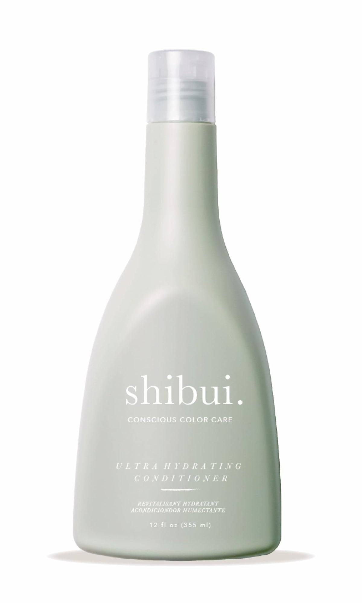 SHIBUI Ultra Hidratante Acondicionador, bote visible, hidratación profunda para cabello grueso.
