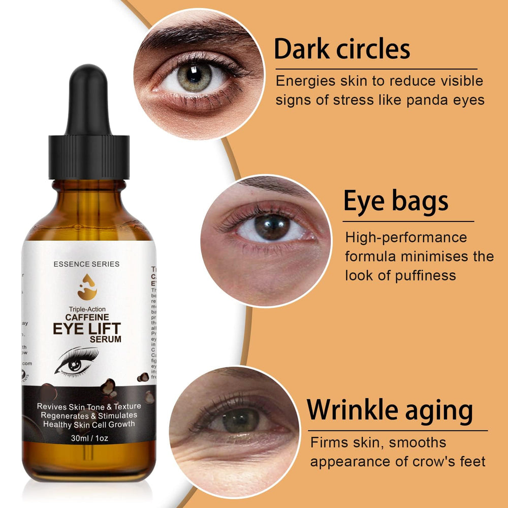 SHIFAKOU Caffeine Eye Serum brillo suave que ilumina el contorno.