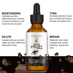 SHIFAKOU Caffeine Eye Serum textura suave para hidratar la zona ocular.
