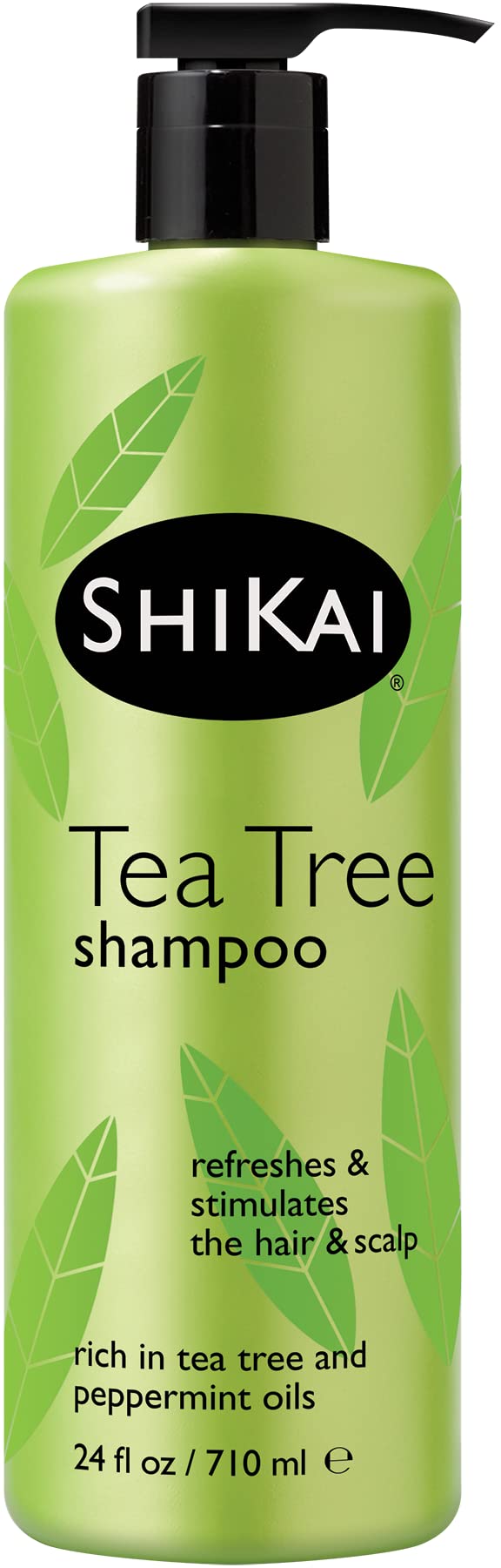ShiKai Champú de Árbol de Té, botella vertido, limpieza suave para el cuero cabelludo.