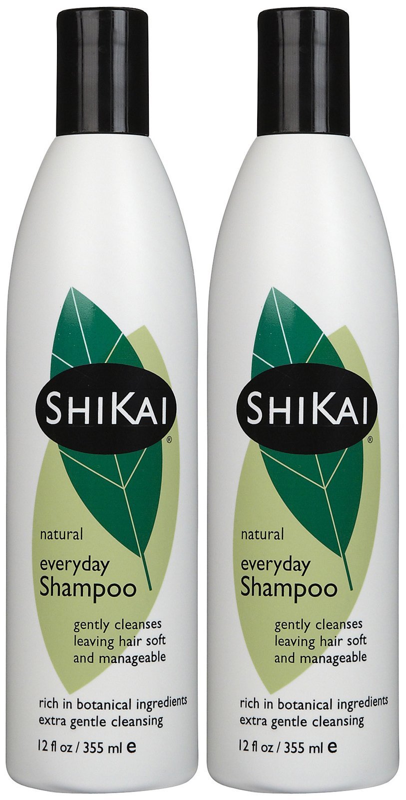 ShiKai champú suave diario, botella vertida, cuidado suave para cabello sensible
