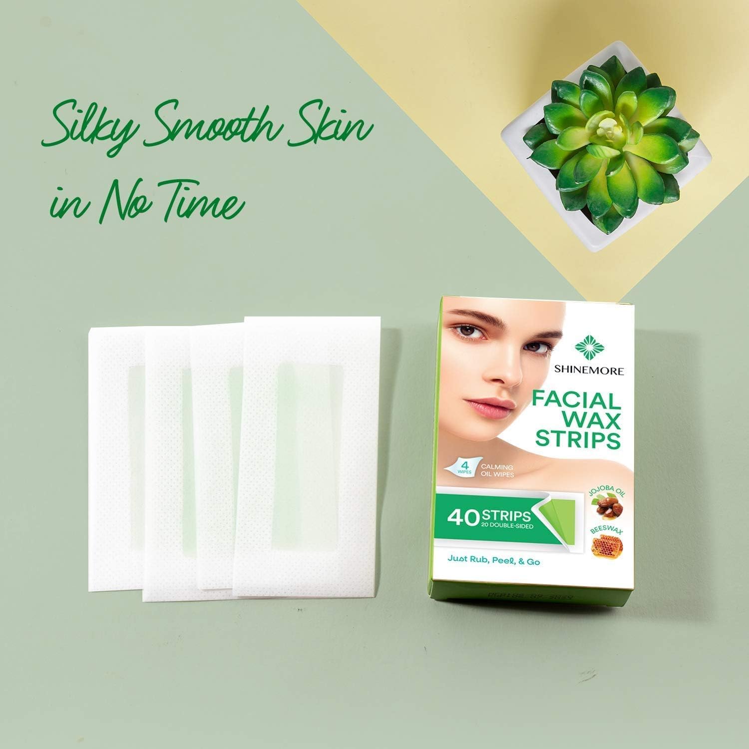 ShineMore toallitas con aceite calmante para la piel