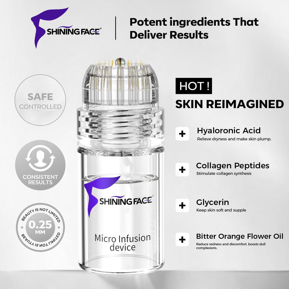 Shining Face compatibilidad para todos los tipos de piel, fácil de usar.