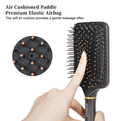 SHINLEA cepillo de pala mango ergonómico facilita un agarre seguro.