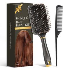 SHINLEA cepillo de pala secado rápido para un peinado más ágil.