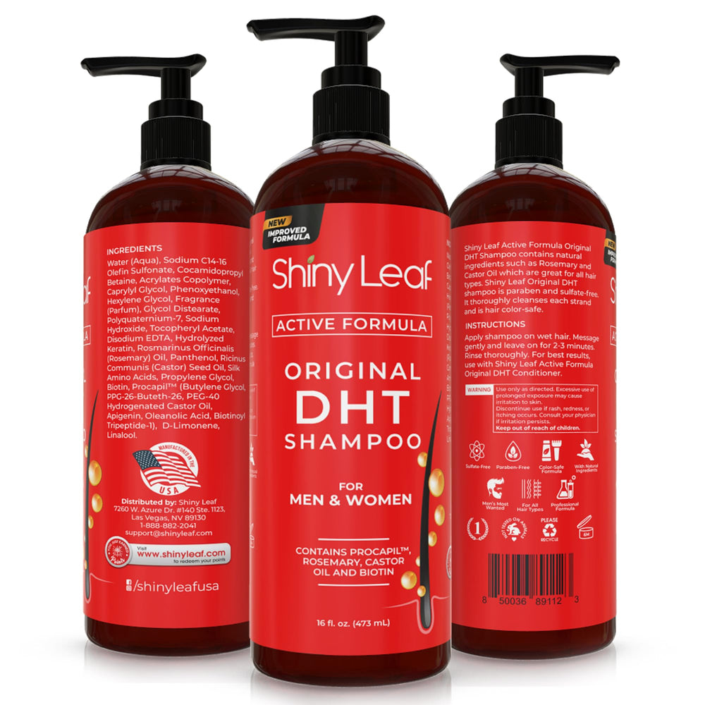 Emballage écologique de Shiny Leaf, sans sulfates et sans parabènes