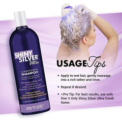 SHINY SILVER Champú revitaliza pelo rubio teñido con brillo