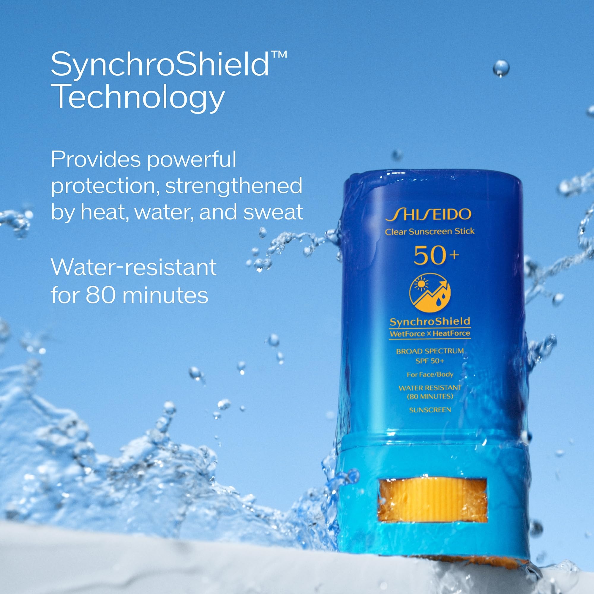 Protección en barra resistente al calor de Shiseido