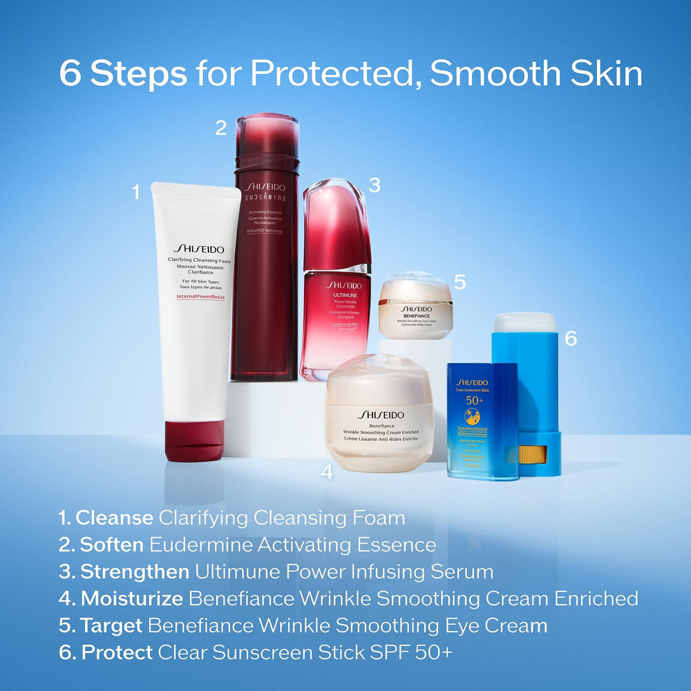 Acabado seco y transparente de la barra protectora Shiseido