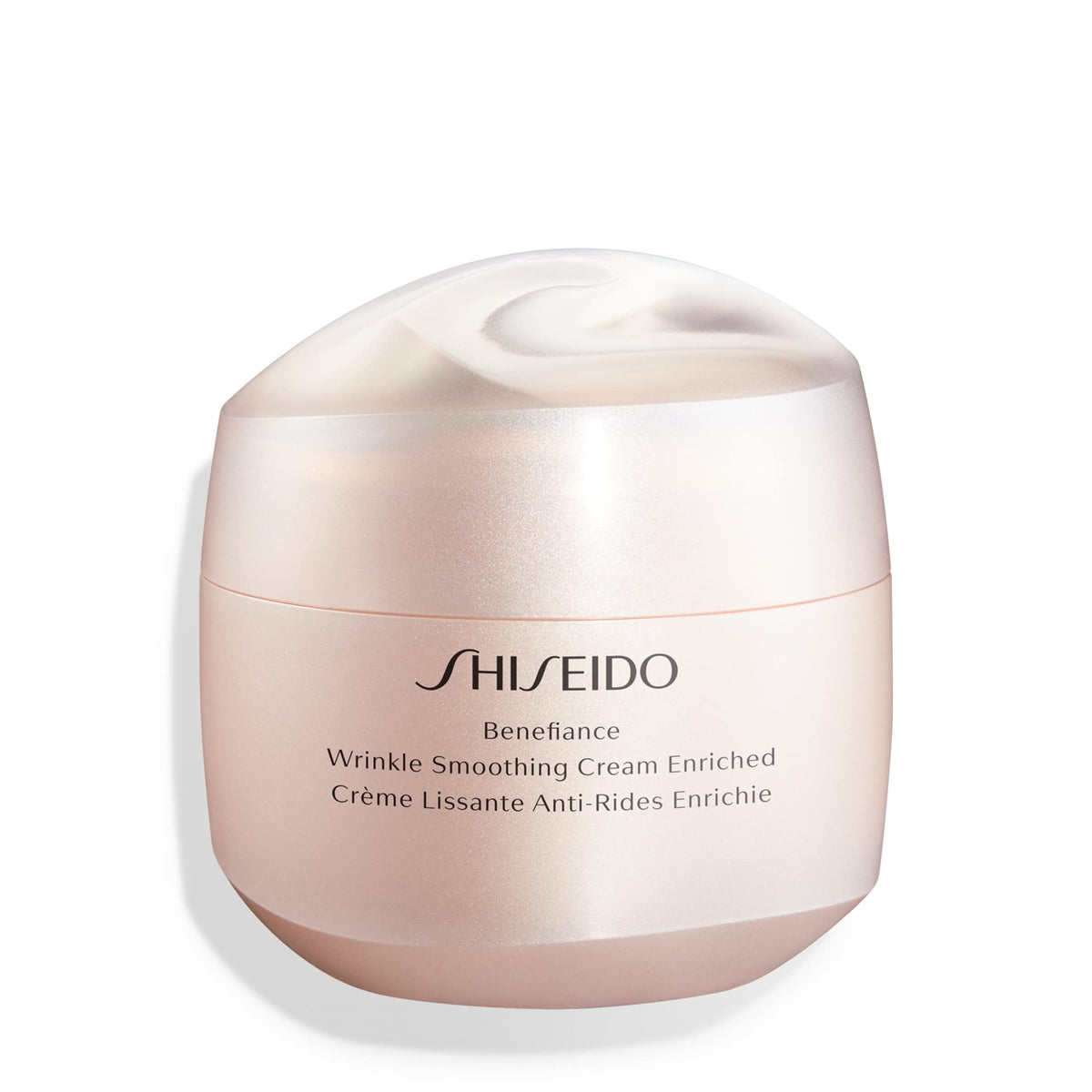 Shiseido Benefiance crema antiarrugas textura sedosa y hidratación prolongada.