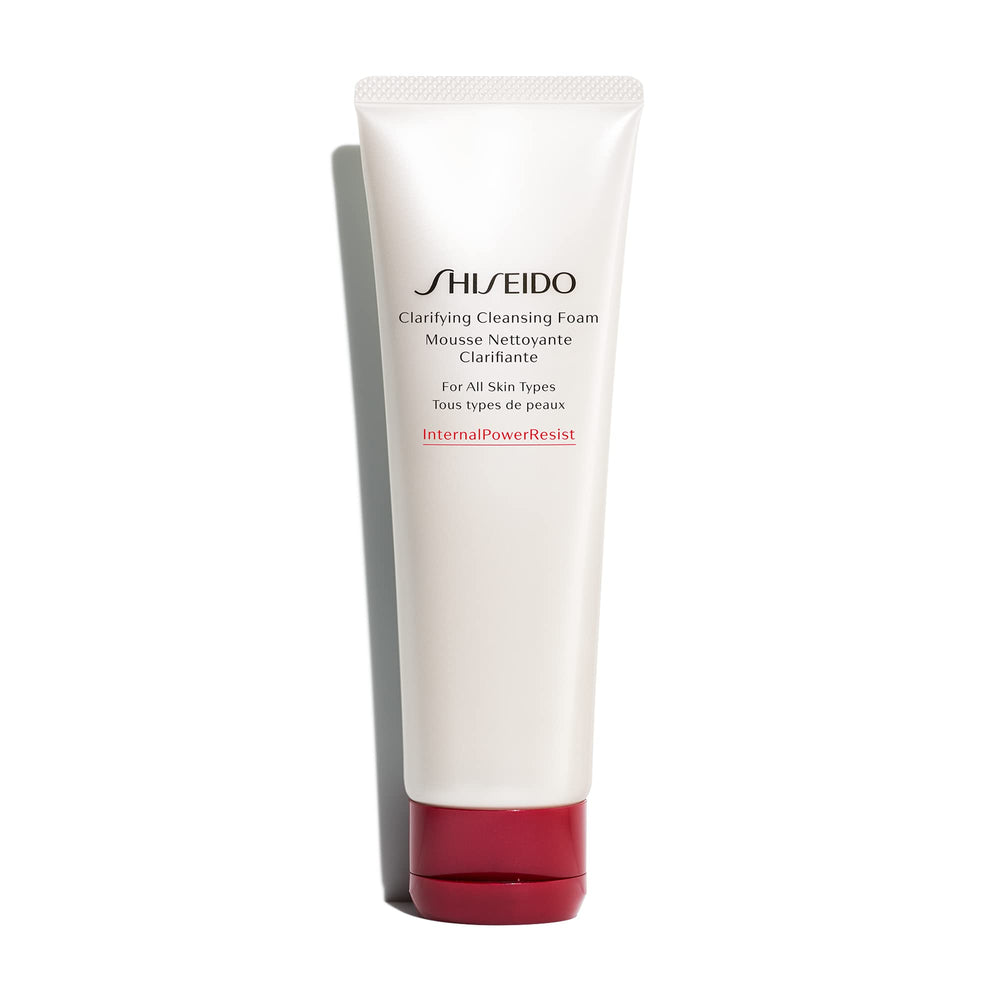 Espuma limpiadora Shiseido Clarificante 125 ml purifica y deja sensación fresca.