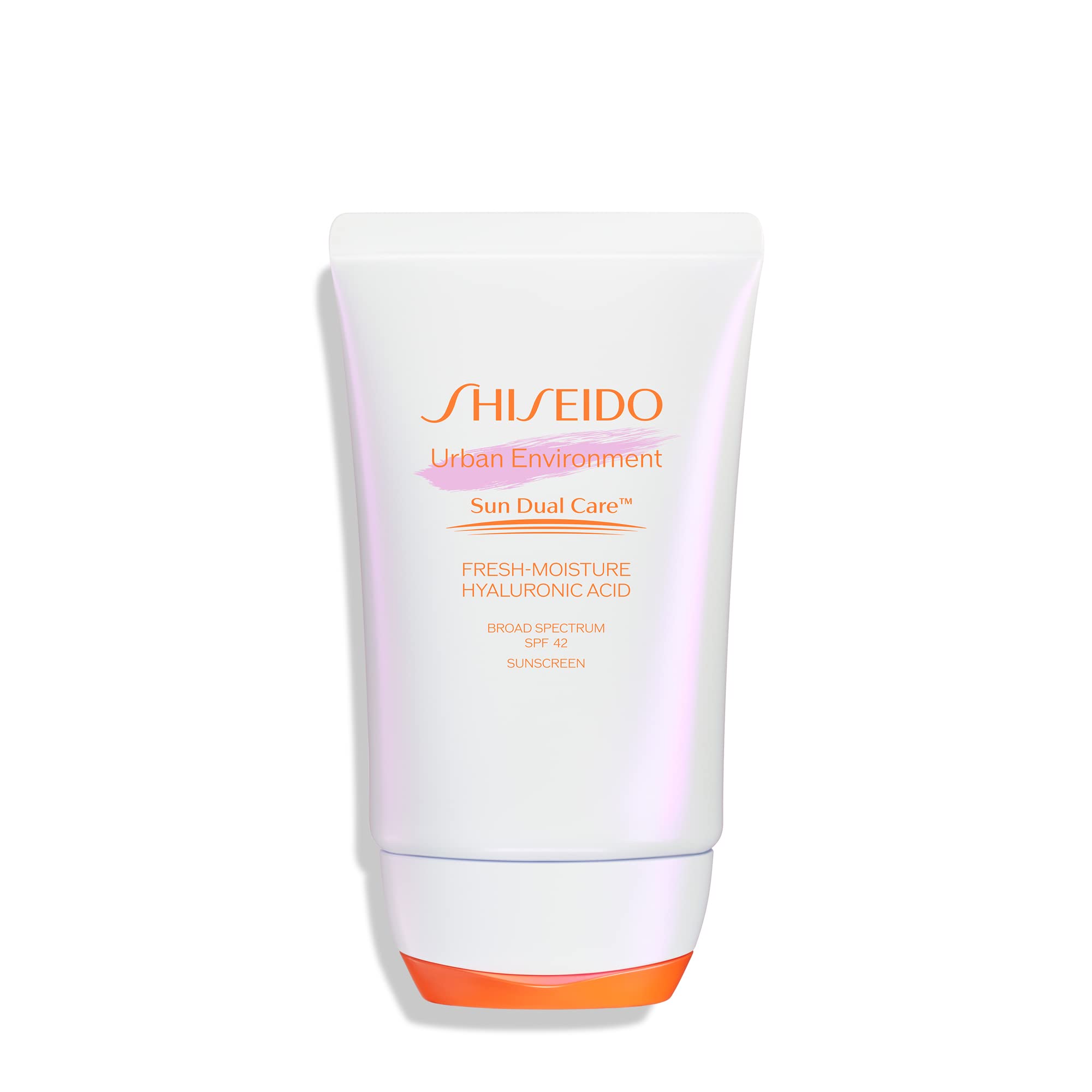 Shiseido Entorno Urbano protector solar SPF 42, botella; protege la piel e hidrata.