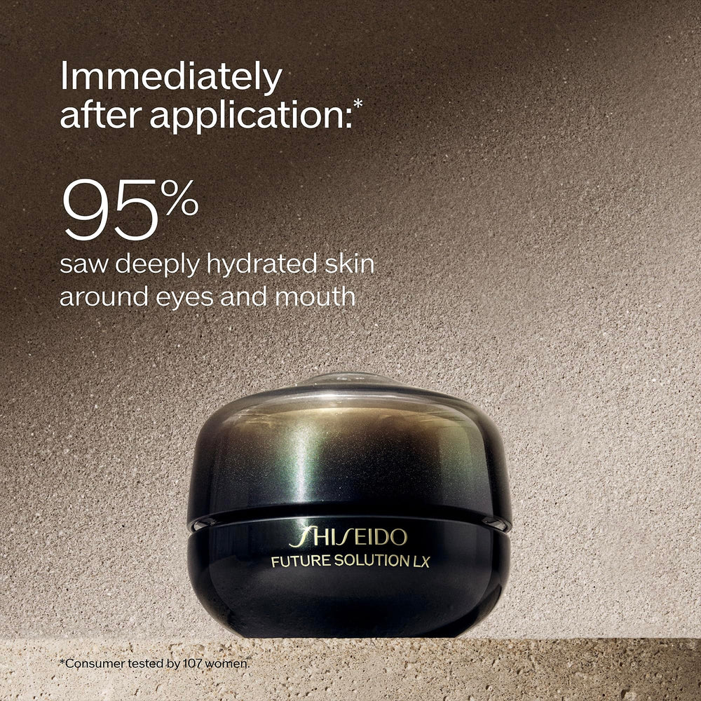 Shiseido Future Solution LX crema contorno labios, hidratación profunda para piel más elástica