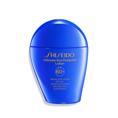 Shiseido Ultimate Sun Protector Lotion, empaque de 50 ml listo para viajar y cuidar la piel.