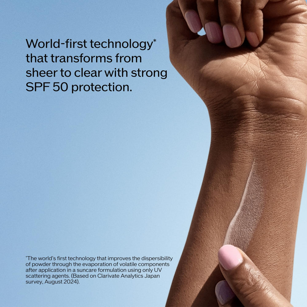 Shiseido Urban Environment Mineral Clear SPF 50 hidratación-12h: piel suave durante todo el día.