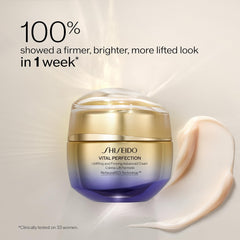Textura cremosa de Shiseido Vital Perfection para uso diario