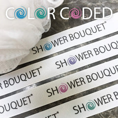 Regalo de Shower Bouquet lufa multicolor para Navidad o Chanukah