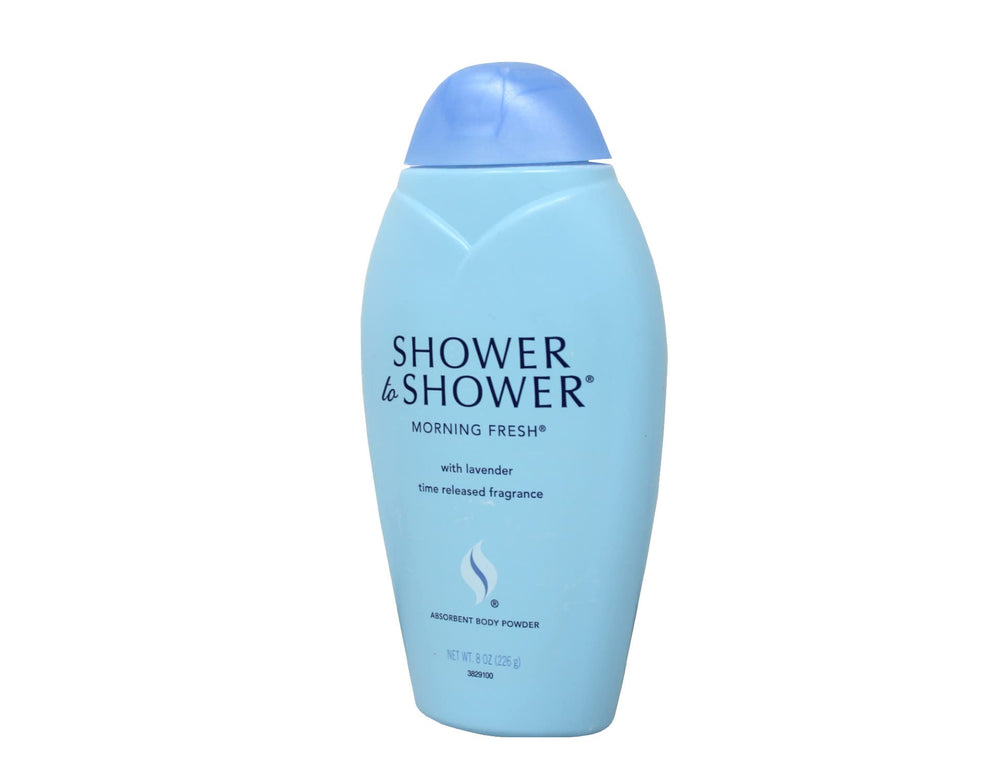 Shower To Shower Morning Fresh notas de lavanda, enebro y ambar para una experiencia aromática.