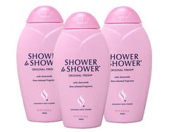 Shower To Shower Original Fresca, botella de tres unidades para uso diario
