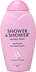 Shower To Shower Original Fresca, polvo corporal para mayor frescura