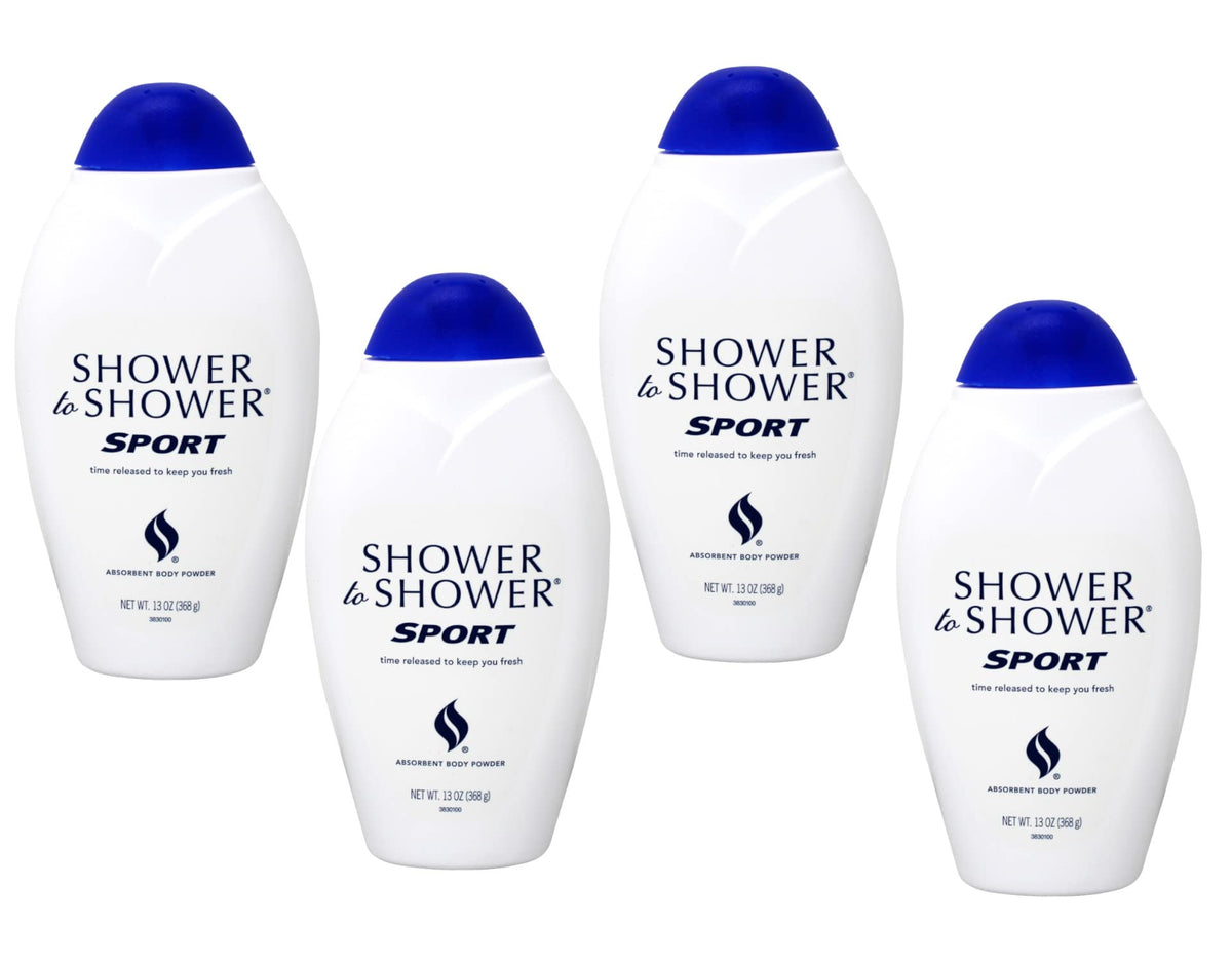 Shower To Shower polvo absorbente para mantener la piel seca durante el ejercicio
