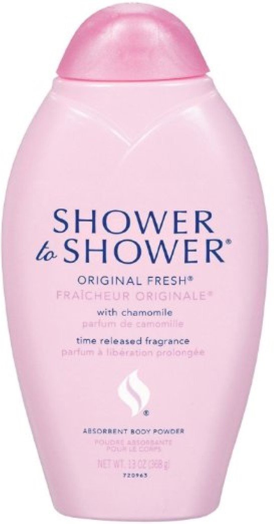 Poudre absorbante Shower To Shower avec camomille, pour peau fraîche et sèche