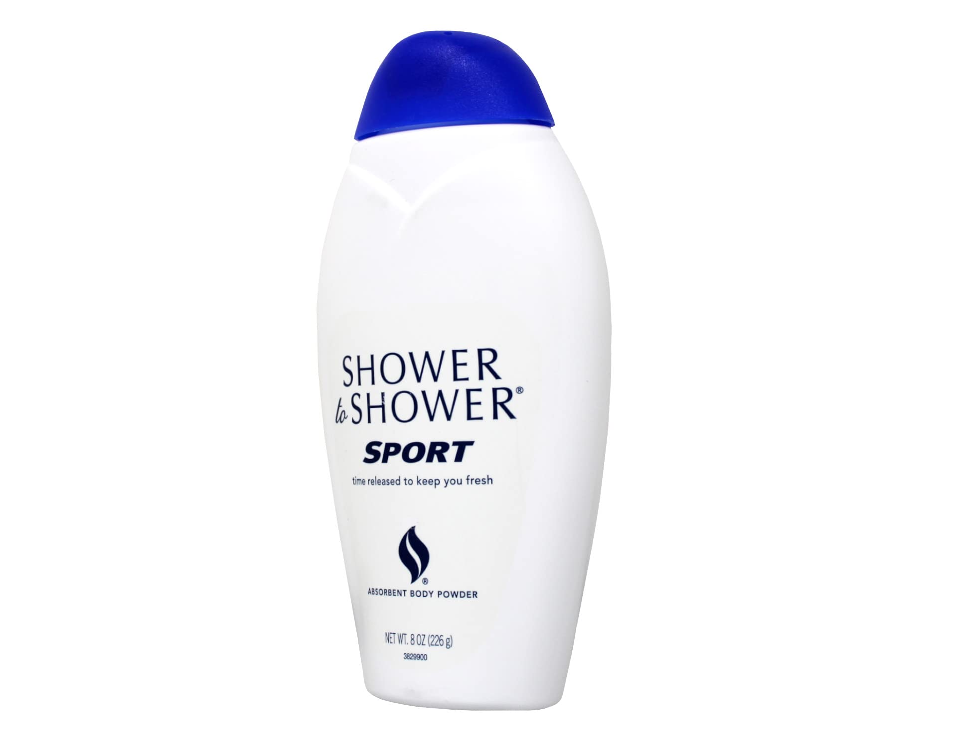 Shower To Shower Polvo deportivo, empaque compacto para viaje