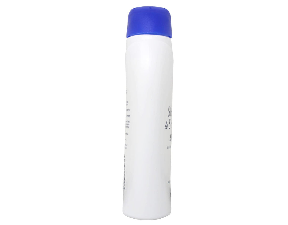 Shower To Shower Polvo deportivo, primer plano, textura suave y absorbente