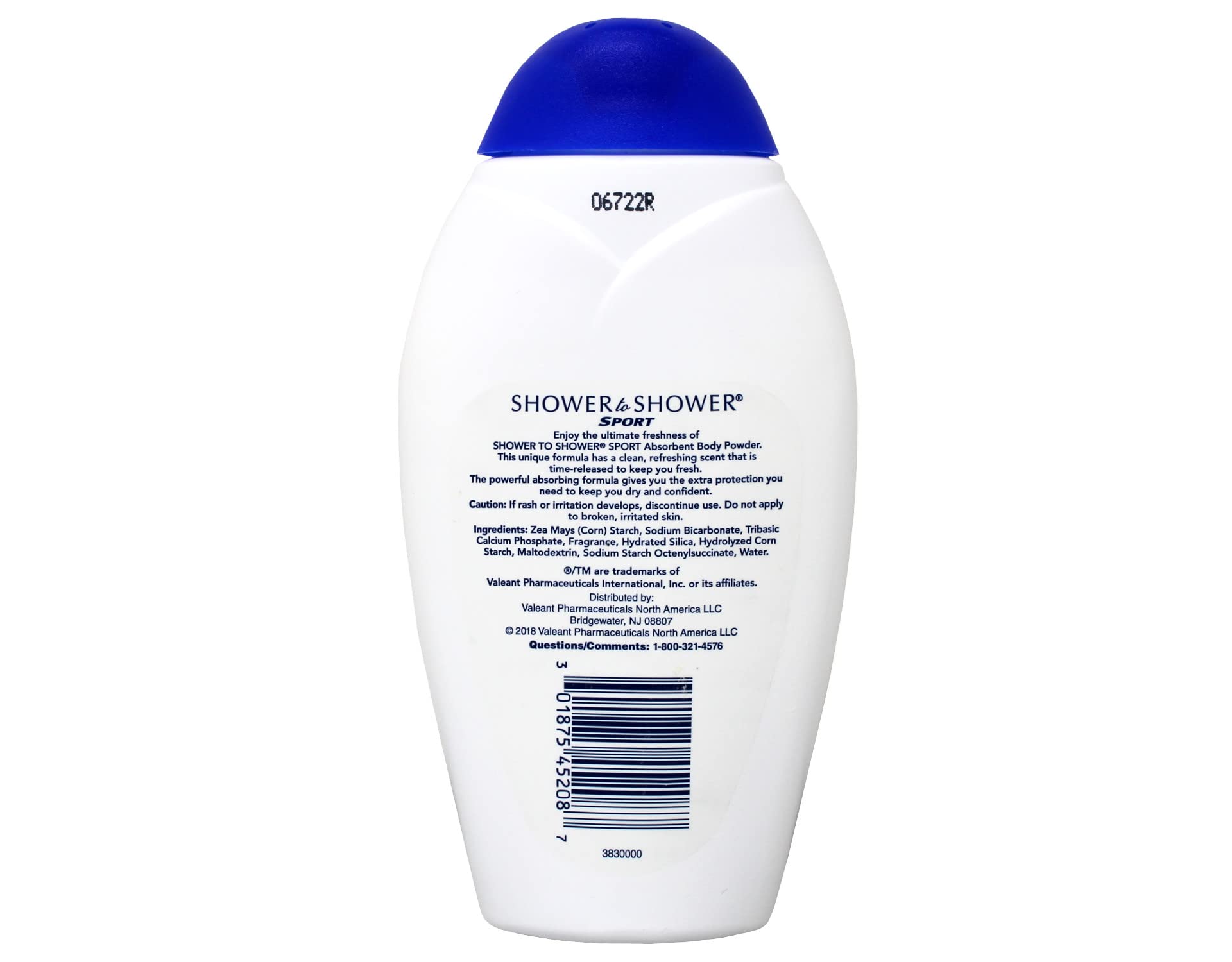 Shower To Shower Polvo deportivo, uso diario para comodidad