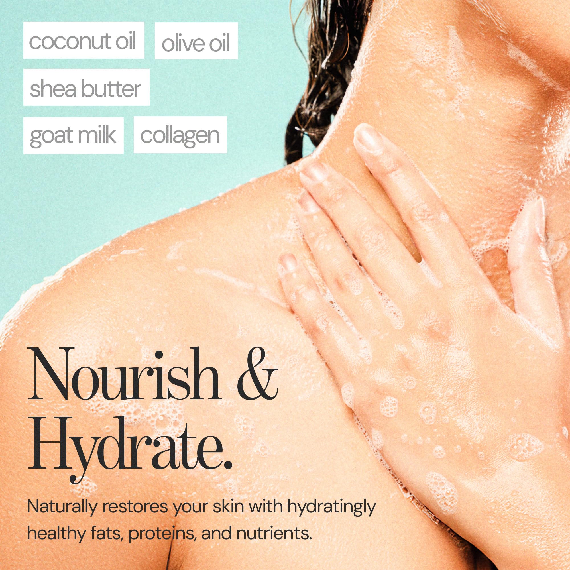 Showerworthy jabon aromas naturales: notas ligeras que no irritan.