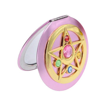 SHOWLOUE espejo de bolso ligero y plegable, perfecto para viajes.