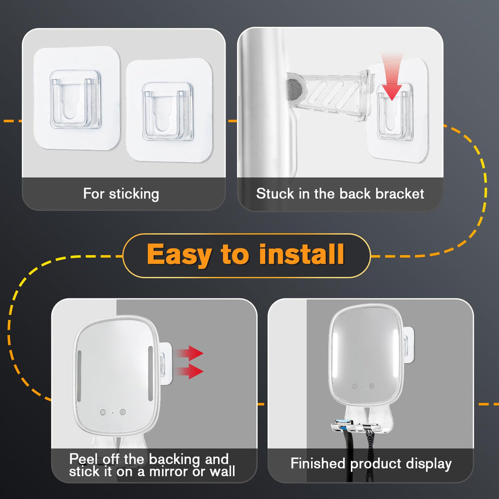 Showvigor espejo de baño impermeable para entornos húmedos y seguridad.