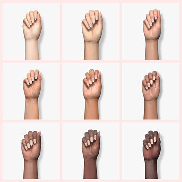 SHOYUM gel nude pink con múltiples capas para acabado elegante.