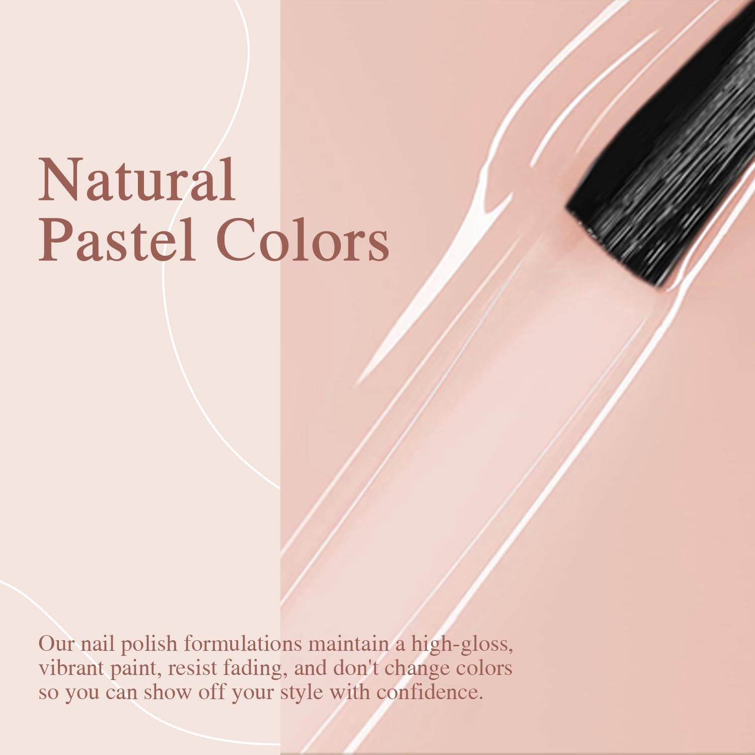 SHOYUM esmalte gel nude pink ofrece duración de varias semanas.