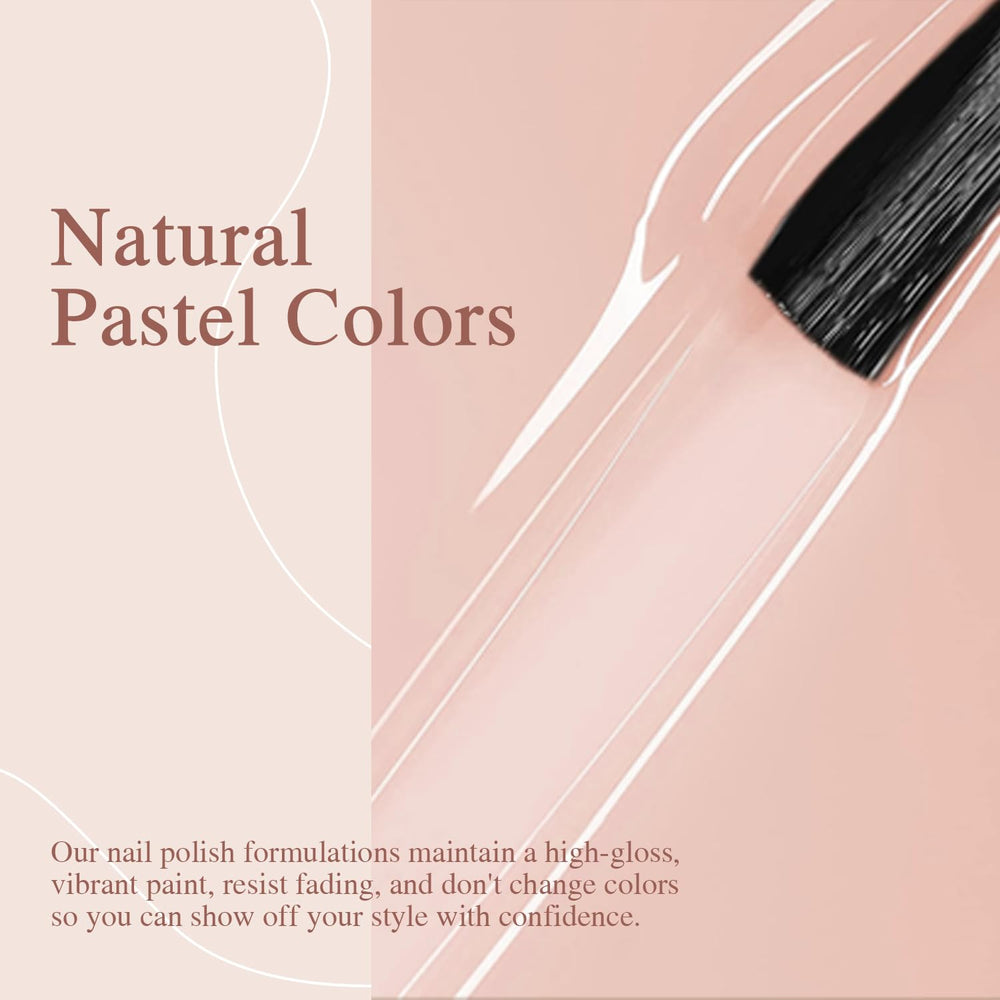 SHOYUM esmalte gel nude pink ofrece duración de varias semanas.