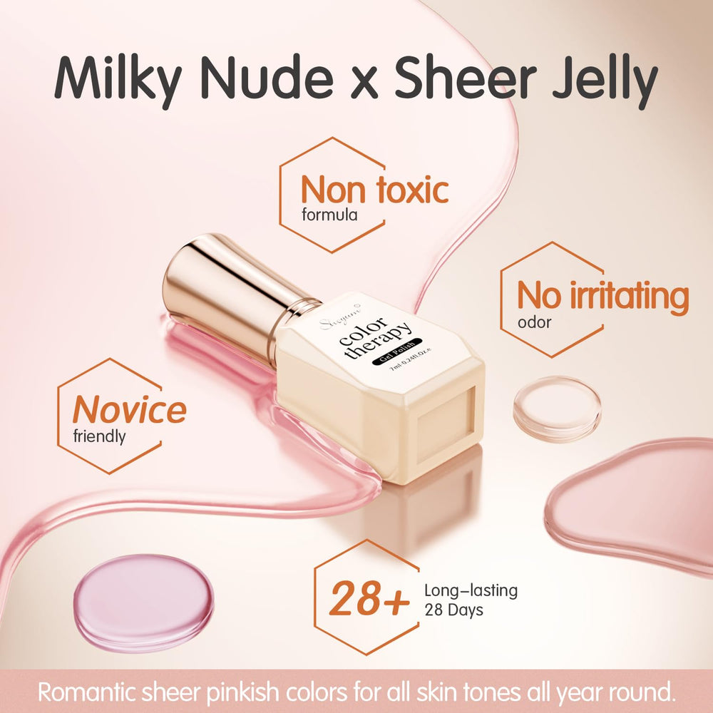 SHOYUM Jelly Nude bottle close-up with brush detail