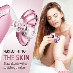 SHPAVVER afeitadora eléctrica para mujeres para rostro, precisión y piel sensible.