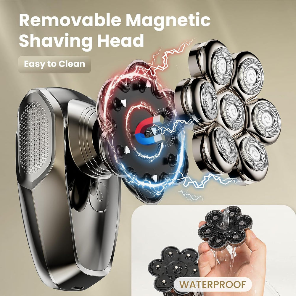 SHPAVVER cabezal magnético desmontable para limpieza rápida y profunda