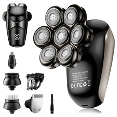 SHPAVVER cabezal rotativo 7D para afeitado suave y preciso
