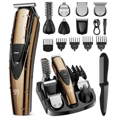 SHPAVVER recortadora de barba profesional con cabezal desmontable para un afeitado preciso.