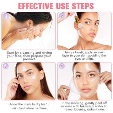 Shuangjia aplicación fácil con brocha, evita cejas y cabello para un resultado limpio.