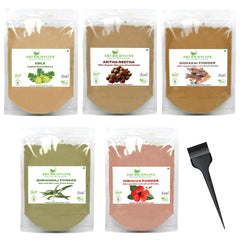 Polvo de Bhringraj de Shudh Online para fortalecer el cabello.