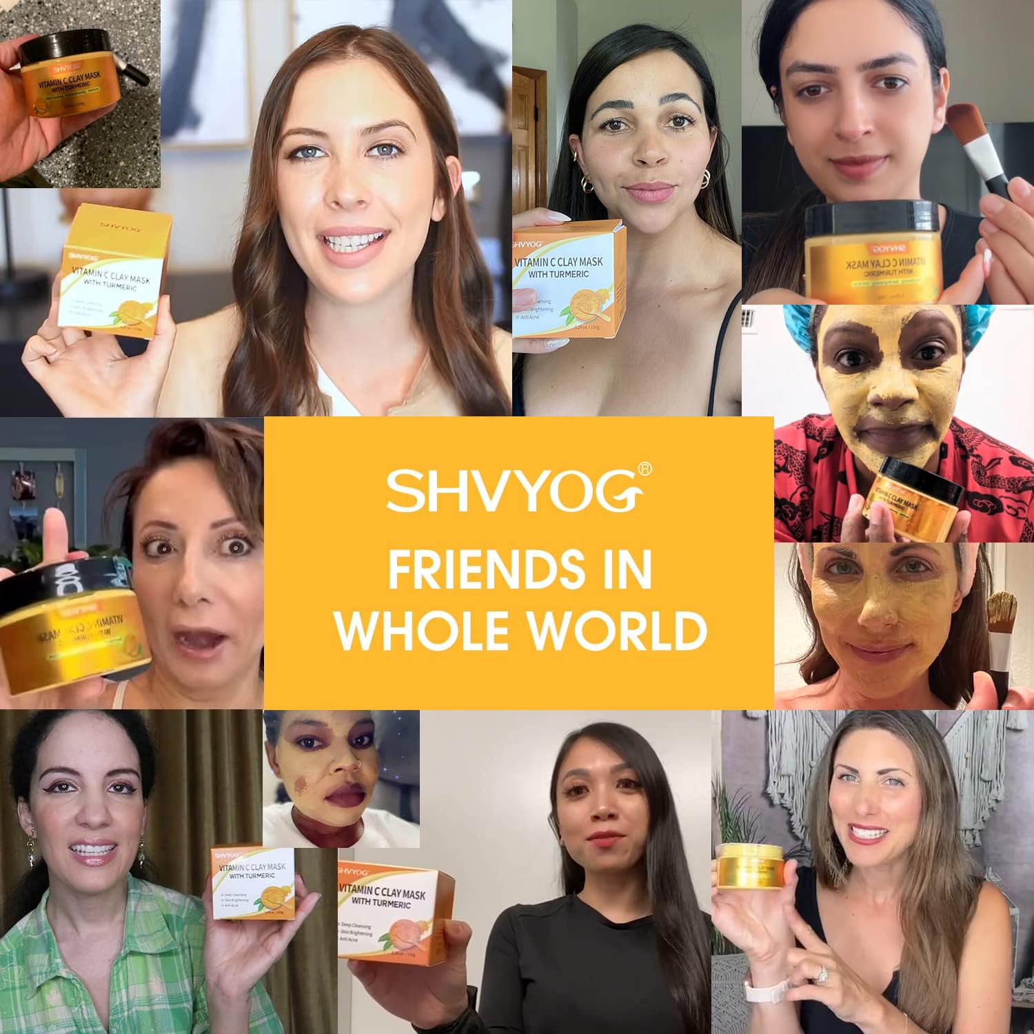 SHVYOG Mascarilla aplicación facial suave para uso diario