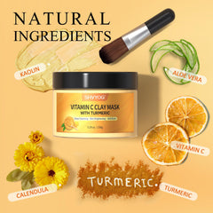 SHVYOG Mascarilla vitamina-C brillo radiante para piel luminosa