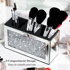 SHYFOY cristal diamante central que aporta brillo decorativo al tocador.