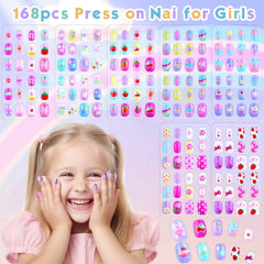 Shynek uñas infantiles con 12 tallas para ajustar a cada dedo.