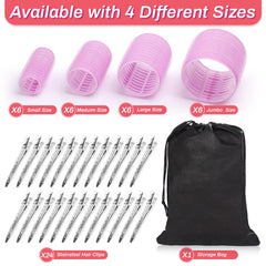 Shynek clips de pelo rosados 24, fijan rizos con seguridad.