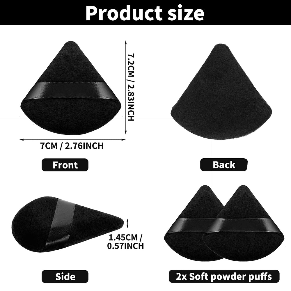 Puff Sibba triangular para cuerpo, cómodo en palma.